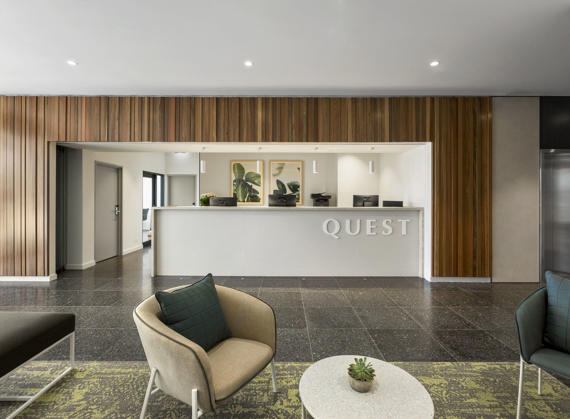 Aparthotel Quest St Kilda Road Melbourne City Interior foto